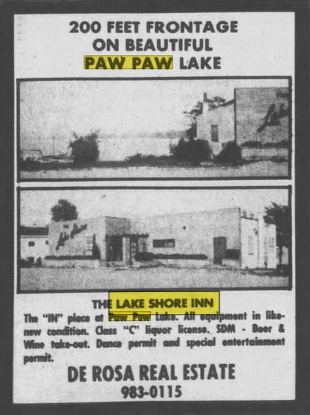 Lake Shore Inn - Sep 20 1980 For Sale